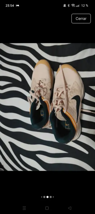 Zapatillas Nike Tenis Rosa y Verde