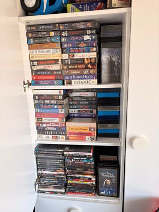 Cientos de Películas VHS y DVD originales