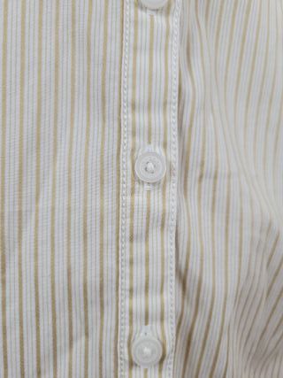 Camicia Tommy Hilfiger Donna a Righe Beige
