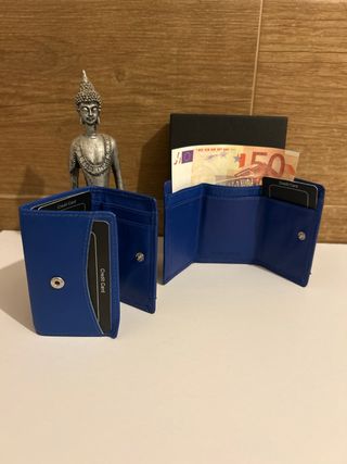 Cartera Azul Piel Dolphin Rapid Pay