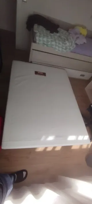 Base Divanlin Polipiel Blanca