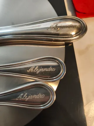 Cubiertos de plata 925