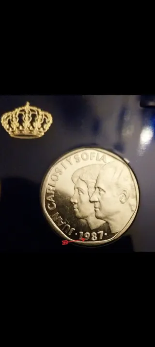 Moneda 1987 Prueba numismatica España