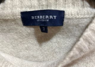 Jersey Burberry Lana Beige Talla S