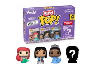 Funko Bitty Disney Princess Ariel, Mulan, Tiana +1