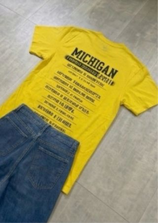 Camiseta Adidas Michigan Football 2010 Talla M