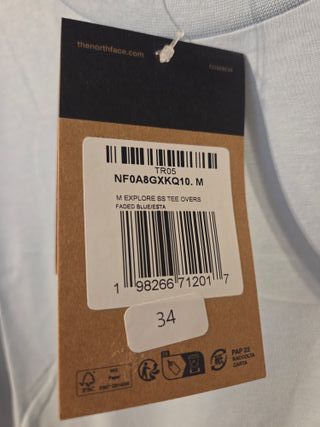 T-shirt The North Face - Sky blue - M - 1648x2-13