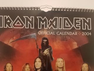 Calendario Oficial Iron Maiden 2004