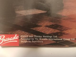 Calendario Oficial Iron Maiden 2004