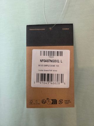 T-shirt The North Face - Green - L - 1217-13