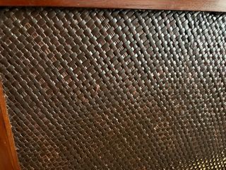 Cabecero Banak de madera y ratán para cama de 150