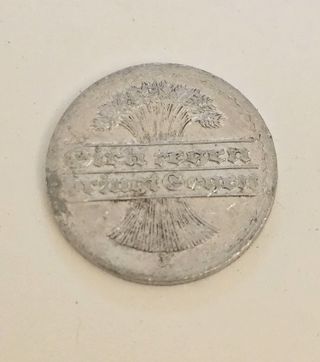 Lote 4 Monedas Antiguas 50 Pfennig