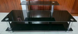 Mesa de cristal 2 niveles