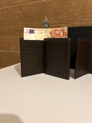 Cartera Piel Hombre Dolphin Billetera Tarjetero