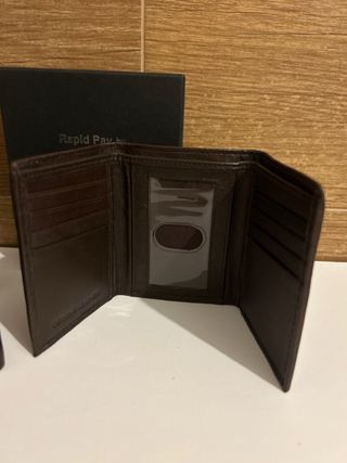 Cartera Piel Hombre Dolphin Billetera Tarjetero