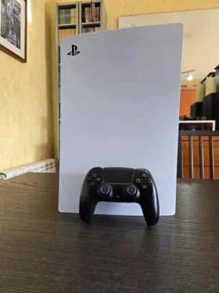 PS5 con lettore di dischi + controller