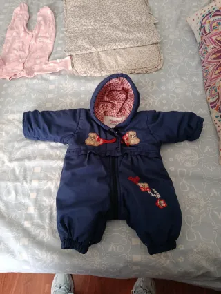 Lote Ropa Bebé Niña: Pelele y Saco