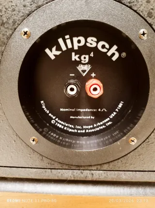 KLIPSCH KG4 LEGENDARIOS ALTAVOCES MADE IN USA.