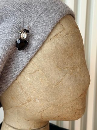 Spilla vintage insetto stilizzato strass