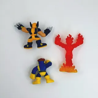 Lote 3 Figuras Marvel Super Hero Squad