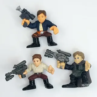 Lote 3 Figuras Star Wars Galactic Heroes