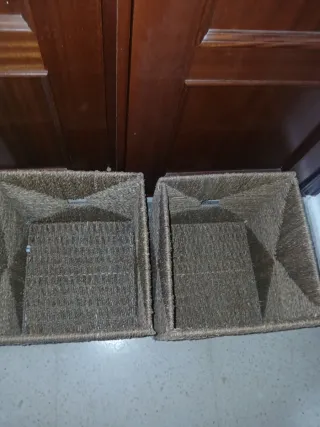 Cestas de yute Ikea (2 unidades)