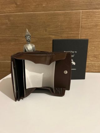 Cartera/Billetera Piel Marrón Dolphin Unisex