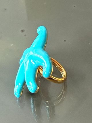 Anello Kenneth Jay Lane turchese