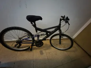 Bicicleta Negra/azul