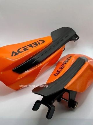 Paramanos de moto naranja KTM universal