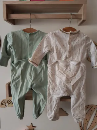 2 Pijamas Bebé Unisex Talla 56