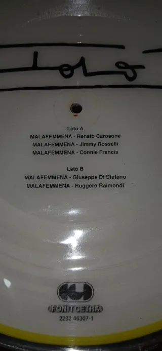 Dischi Vinile Collezionismo Mala Femmina & A Livel