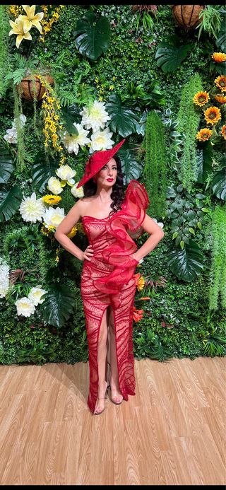 Vestido de fiesta rojo