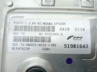 CENTRALITA MOTOR UCE FIAT PUNTO (EVO) (199) 451017