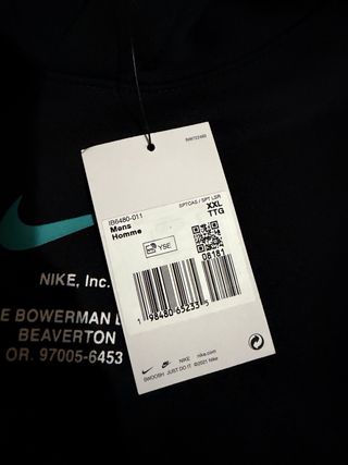 Sudadera Nike Swoosh Talla XXL Negra