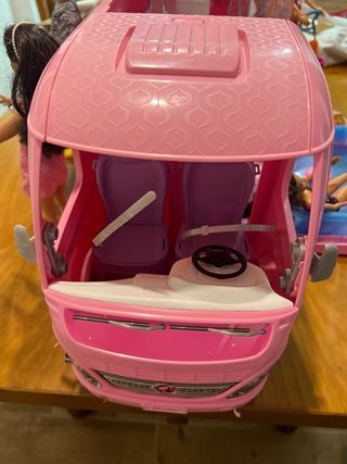 Caravana Barbie varias y Accesorios caja original