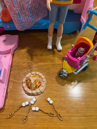 Caravana Barbie varias y Accesorios caja original