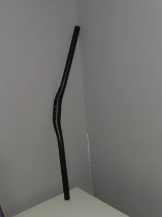 Manillar de bicicleta negro