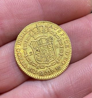 Moneda Oro 2 Escudos 1790 Carlos IV