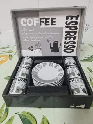 Juego de café Espresso y Coffee