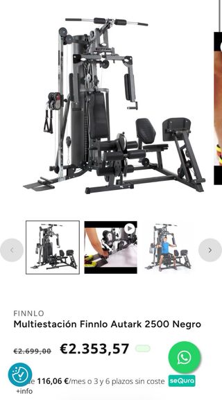 Multiestación Finnlo Gimnasio 50% Rebajada