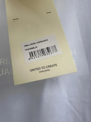 T-shirt EME STUDIOS branca Nunca usado