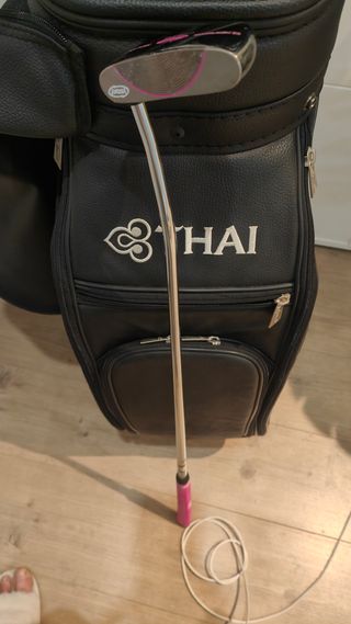 Bolsa, palos y carro golf mujer semi-nuevos