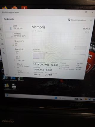 Ordenador portátil MSI Gaming i7 con 16 gigas RAM