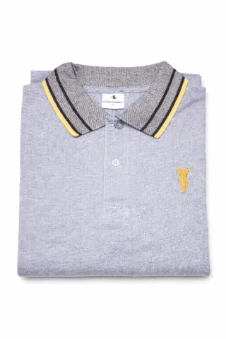 Camisa Polo Gris Heather