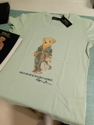 Camiseta Polo Ralph Lauren Morada Oso