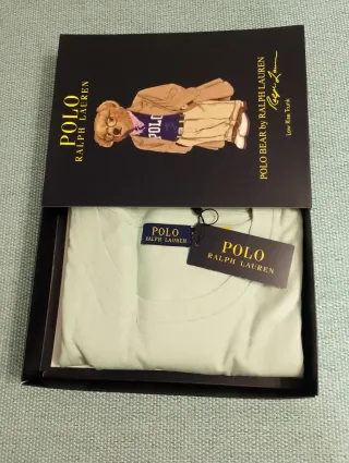 Camiseta Polo Ralph Lauren Morada Oso