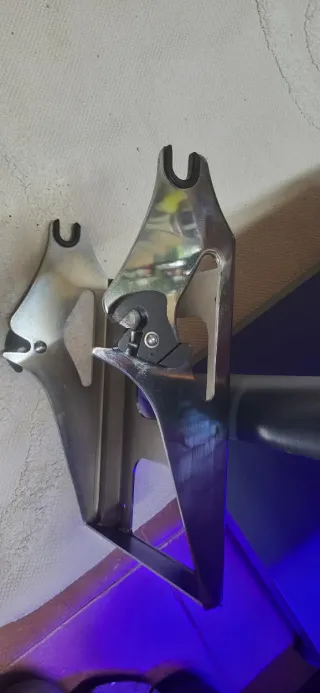 Soporte portaequipajes Harley Davidson (Plata)