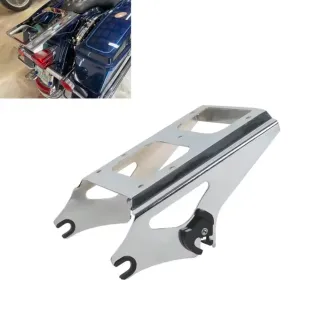 Soporte portaequipajes Harley Davidson (Plata)