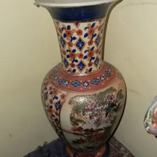 Vaso cinese decorato